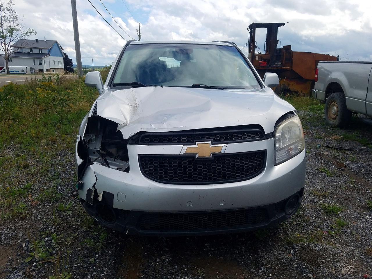 2012 Chevrolet Orlando Ls Silver vin: KL77P1EM7CK659209