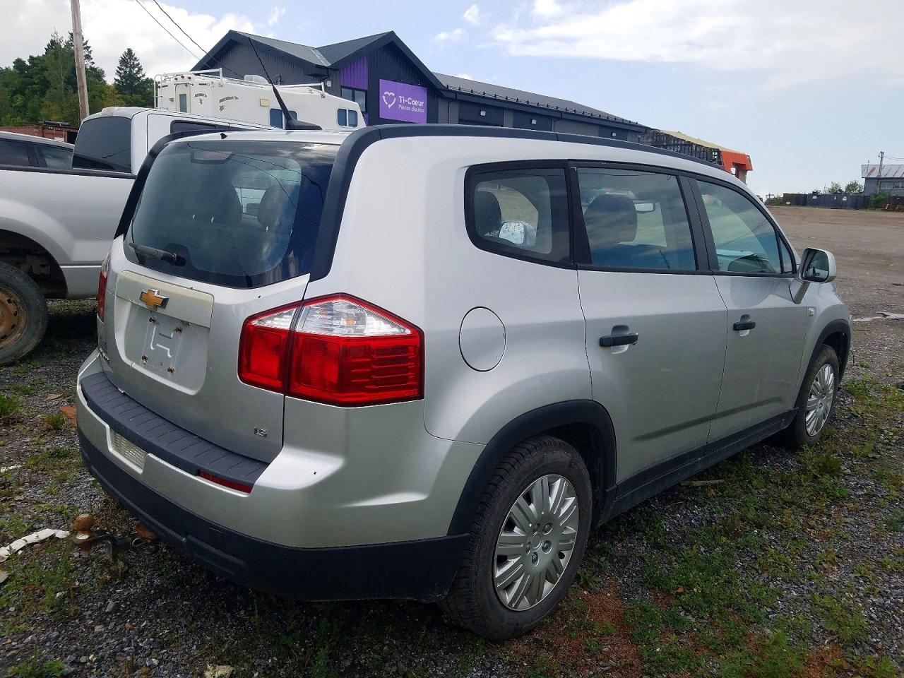 2012 Chevrolet Orlando Ls Silver vin: KL77P1EM7CK659209