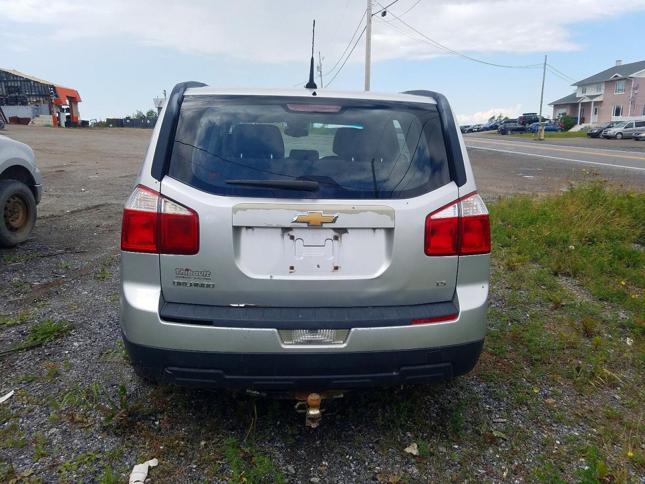 2012 Chevrolet Orlando Ls Silver vin: KL77P1EM7CK659209