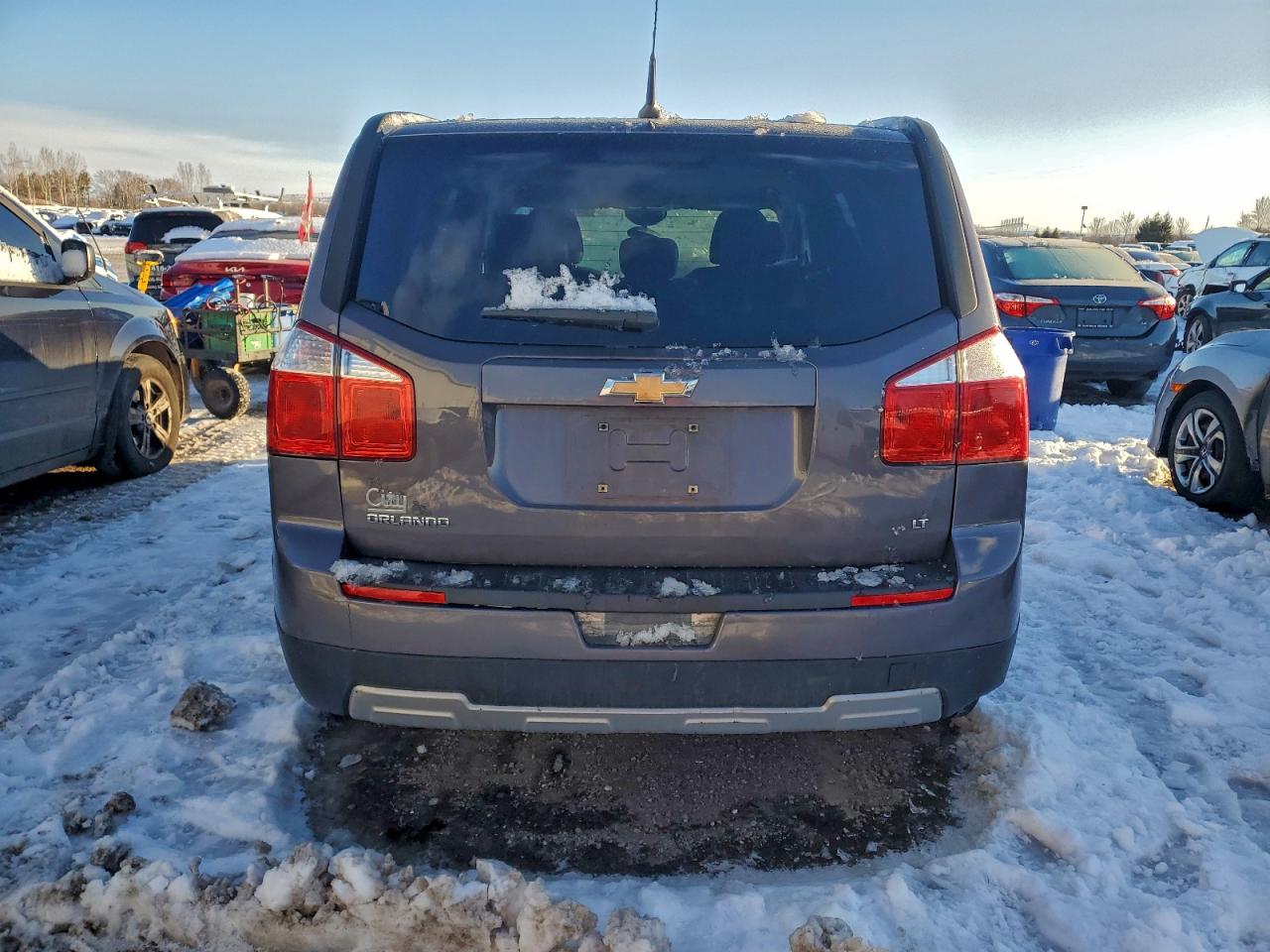 2012 Chevrolet Orlando Lt Серый vin: KL77P2EM0CK572547