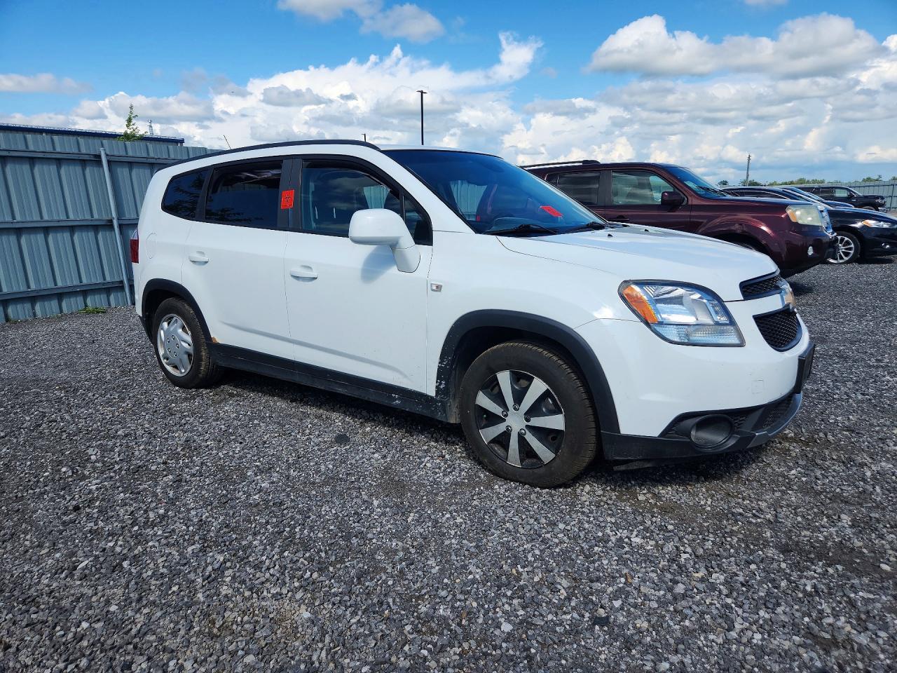 2012 Chevrolet Orlando Lt White vin: KL77P2EM0CK575139