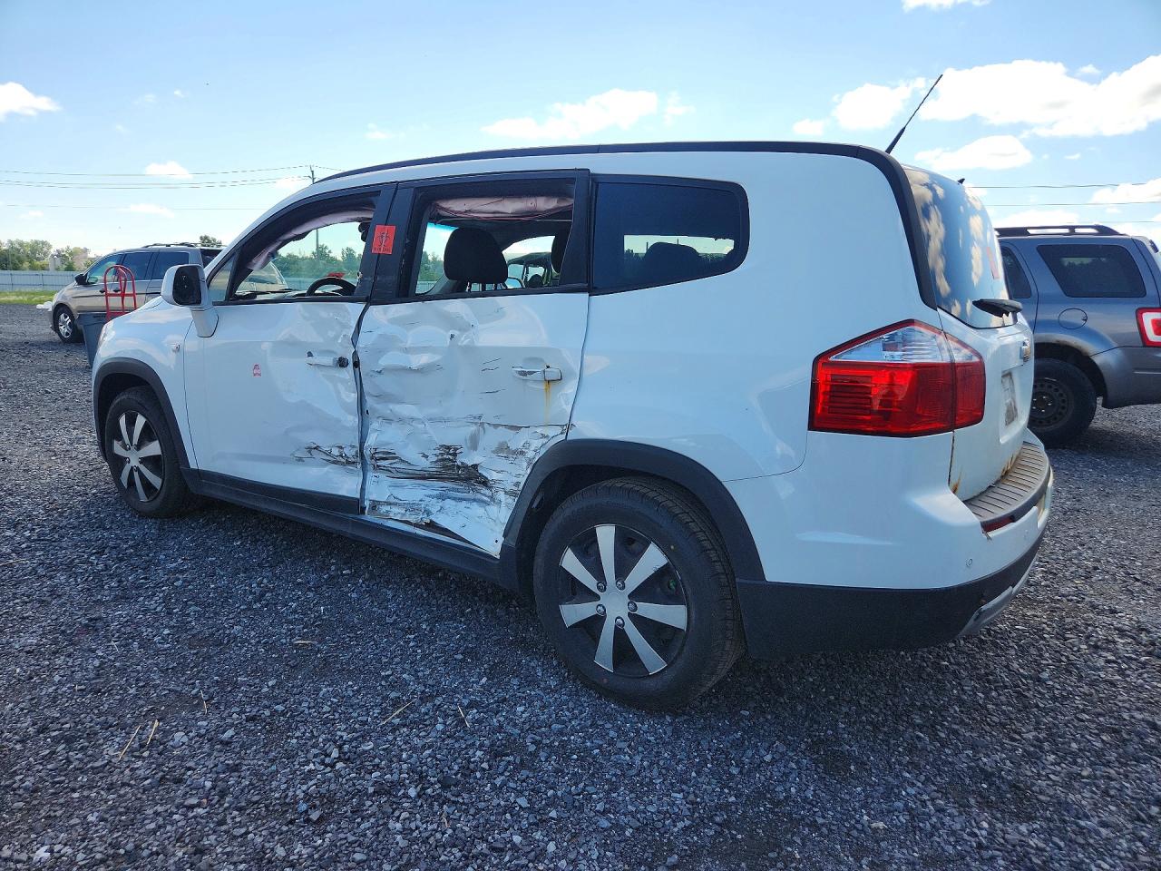 2012 Chevrolet Orlando Lt White vin: KL77P2EM0CK575139
