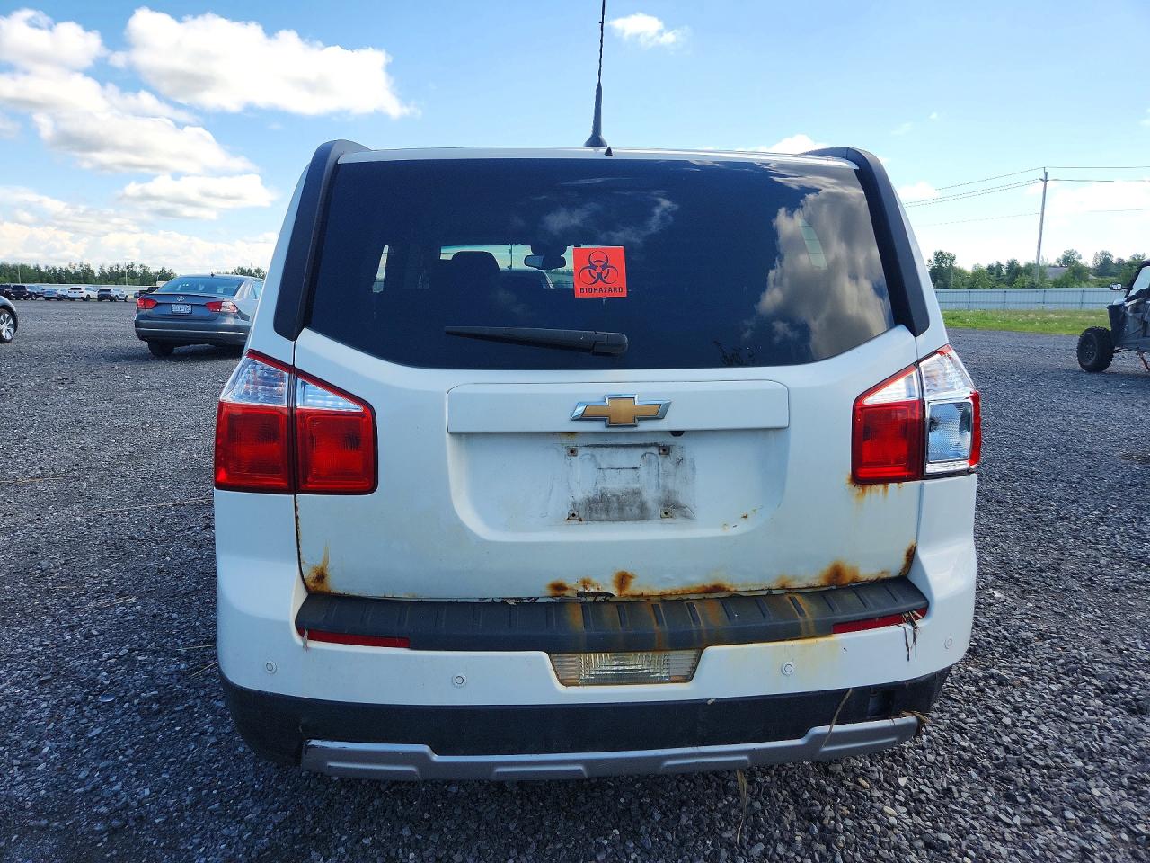 2012 Chevrolet Orlando Lt White vin: KL77P2EM0CK575139