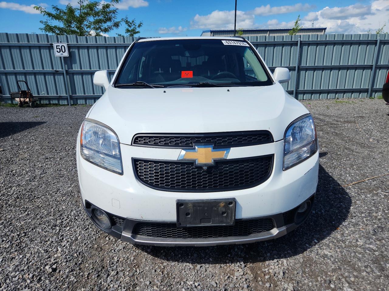 2012 Chevrolet Orlando Lt White vin: KL77P2EM0CK575139