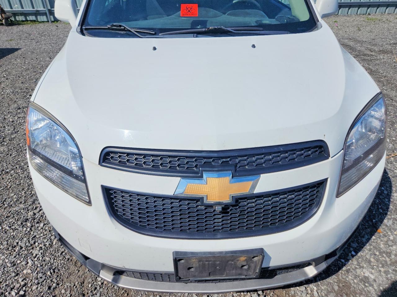 2012 Chevrolet Orlando Lt White vin: KL77P2EM0CK575139