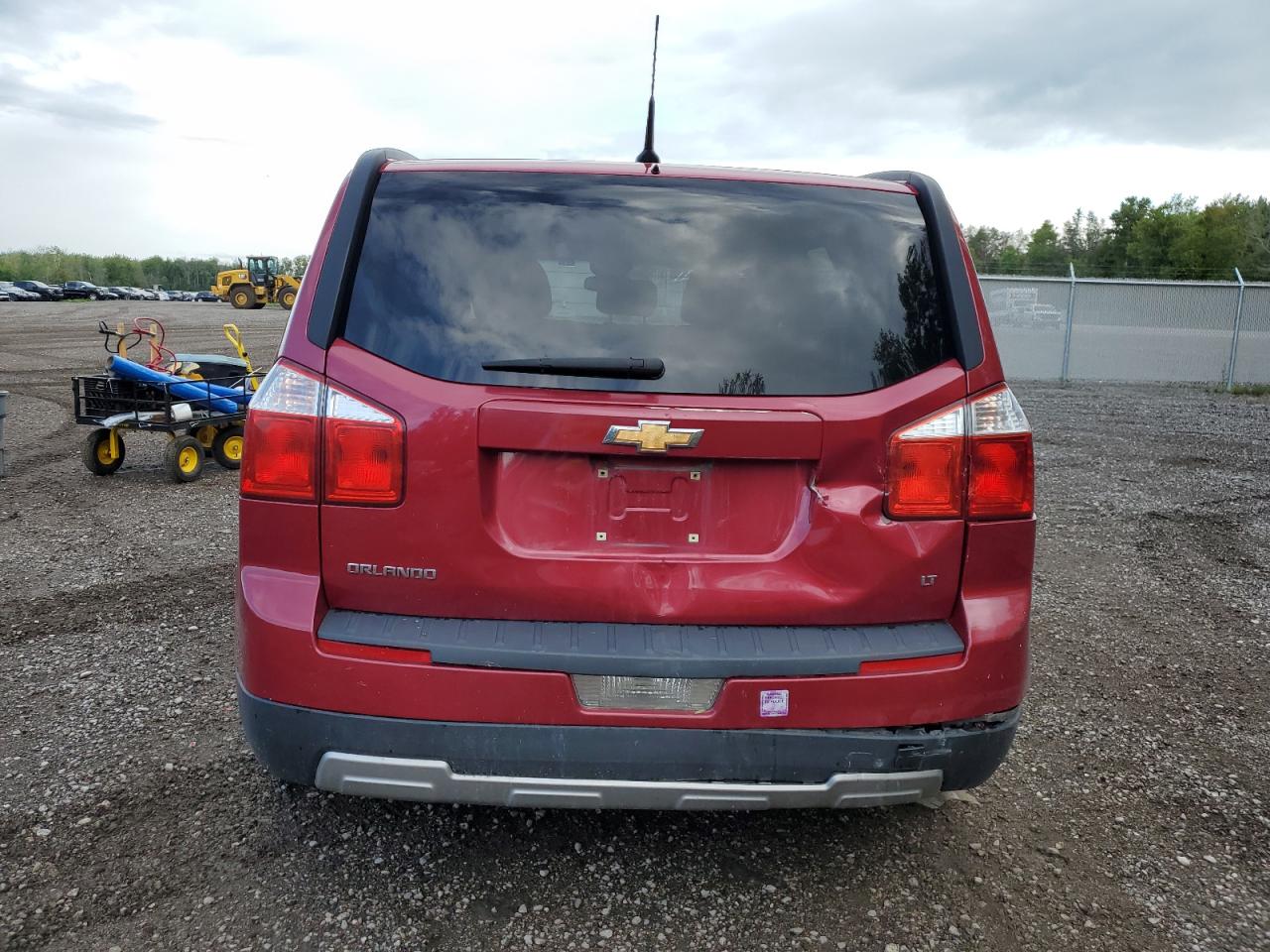 2012 Chevrolet Orlando Lt Red vin: KL77P2EM0CK612626