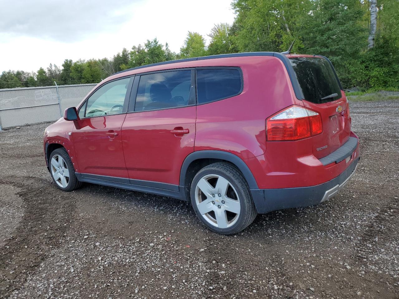 2012 Chevrolet Orlando Lt Red vin: KL77P2EM0CK612626