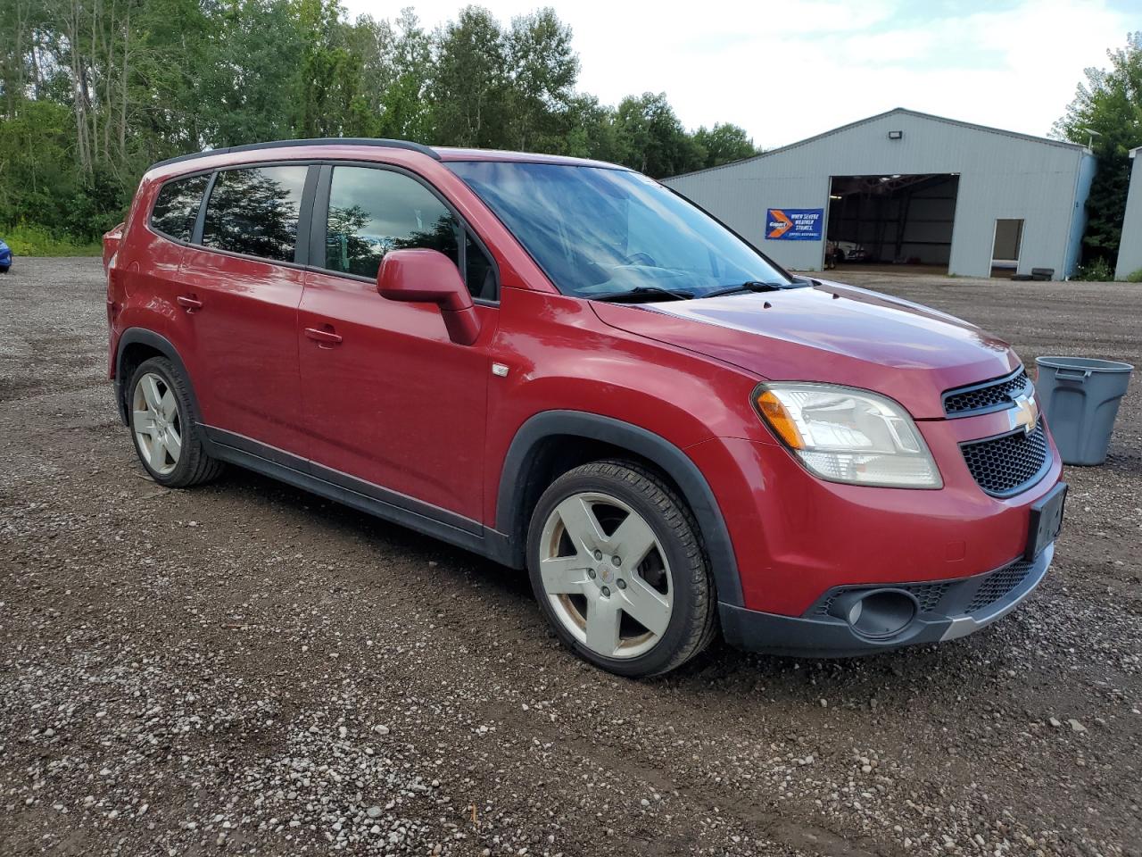 2012 Chevrolet Orlando Lt Red vin: KL77P2EM0CK612626