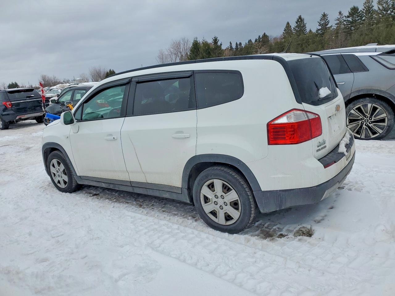 2012 Chevrolet Orlando Lt White vin: KL77P2EM2CK561551