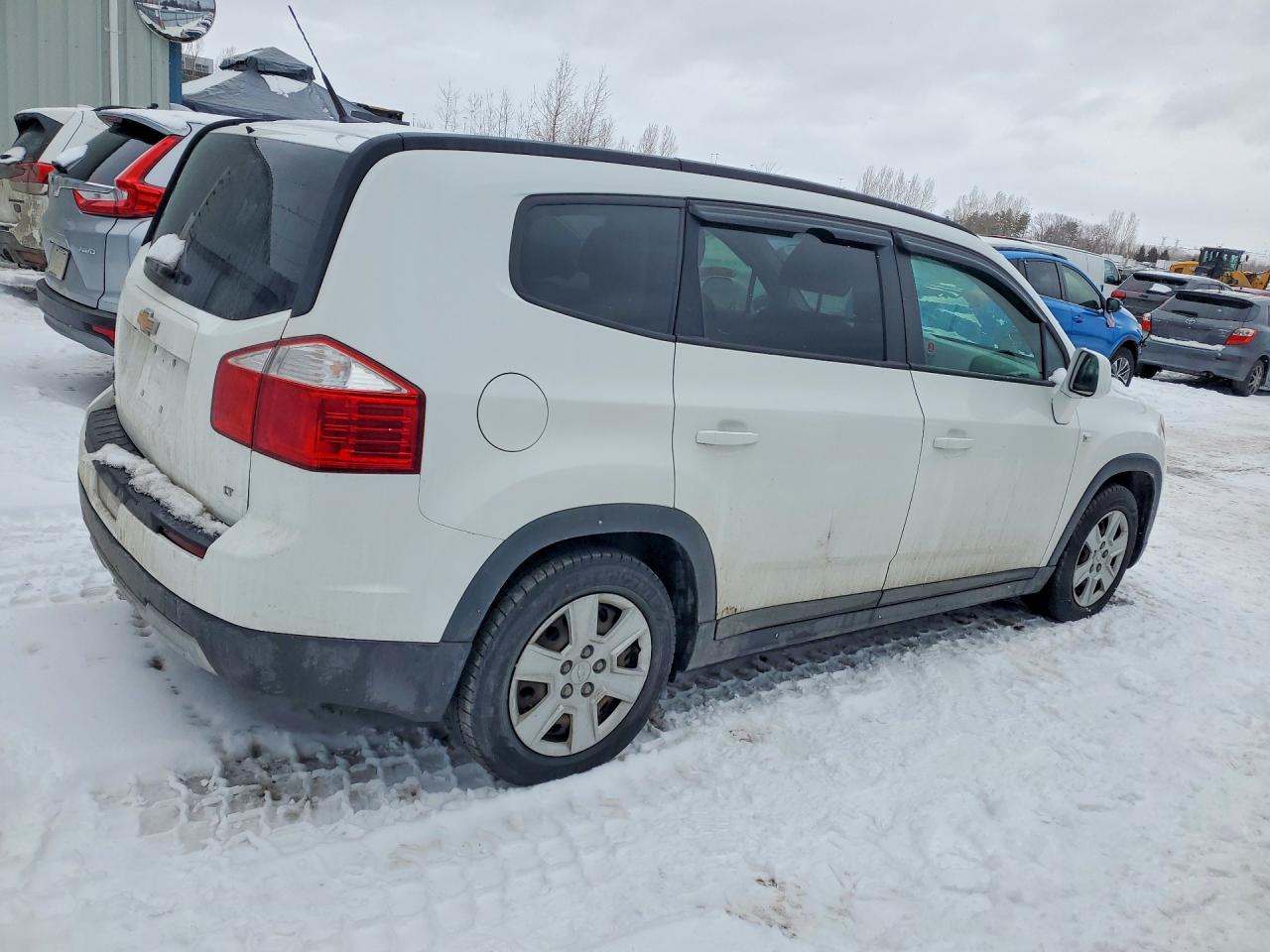 2012 Chevrolet Orlando Lt White vin: KL77P2EM2CK561551