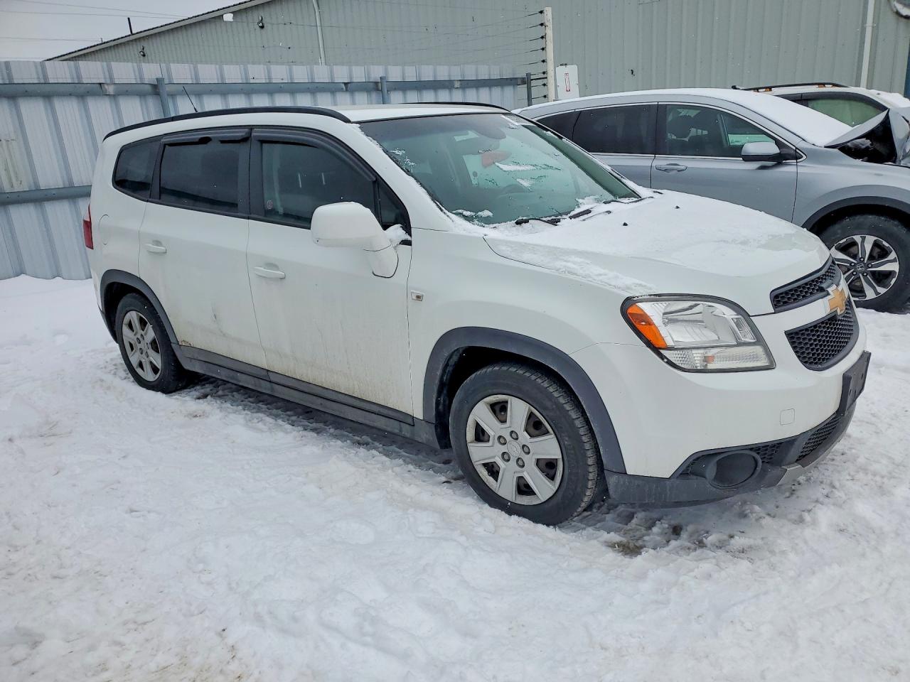 2012 Chevrolet Orlando Lt White vin: KL77P2EM2CK561551