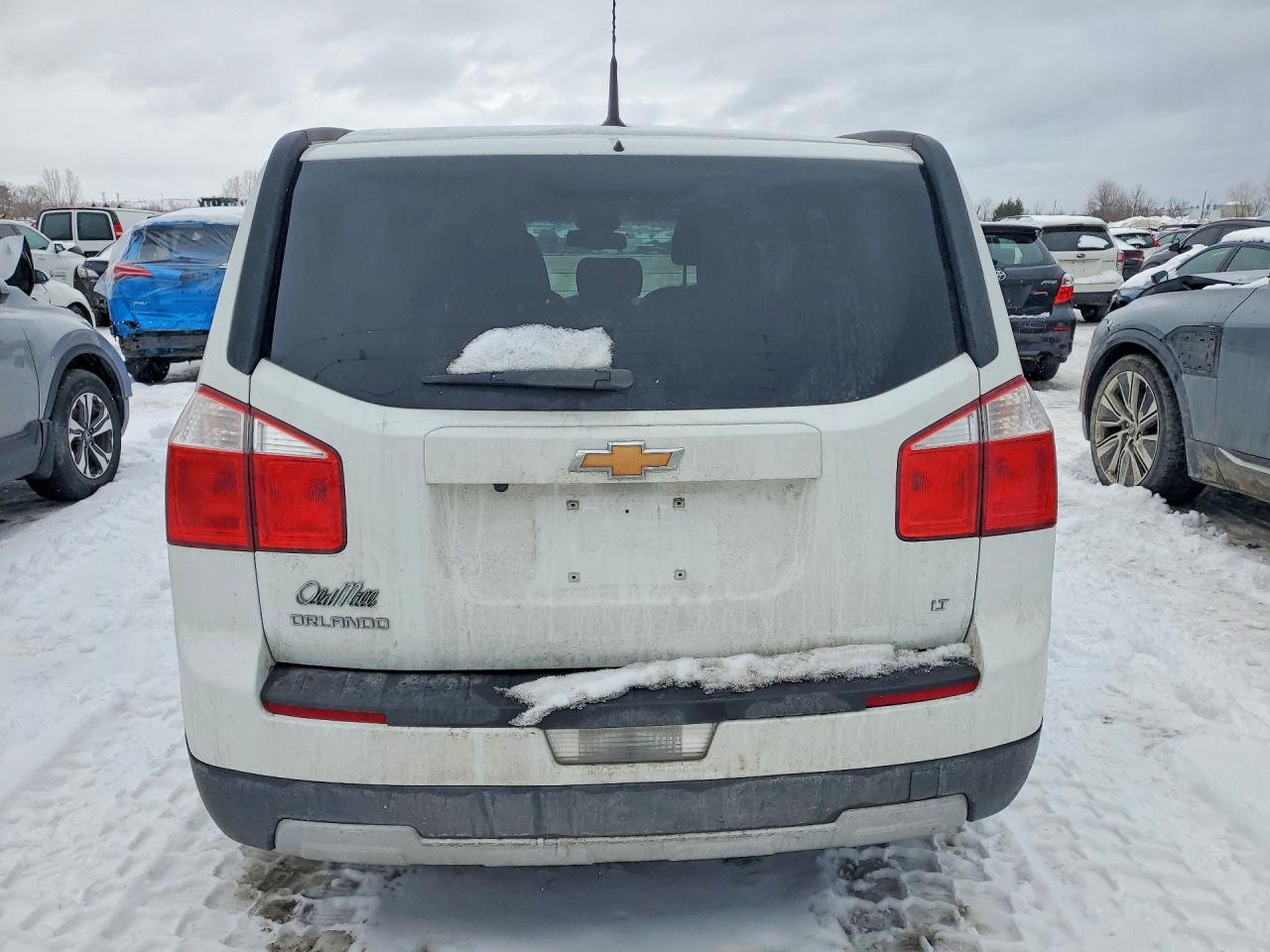 2012 Chevrolet Orlando Lt White vin: KL77P2EM2CK561551