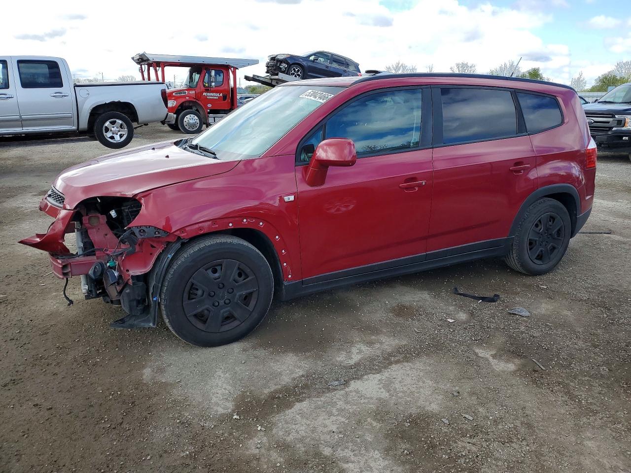 2012 Chevrolet Orlando Lt Red vin: KL77P2EM2CK571108