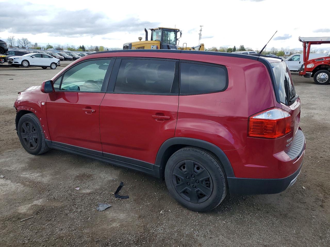 2012 Chevrolet Orlando Lt Red vin: KL77P2EM2CK571108