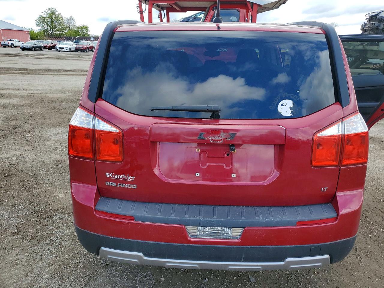 2012 Chevrolet Orlando Lt Red vin: KL77P2EM2CK571108