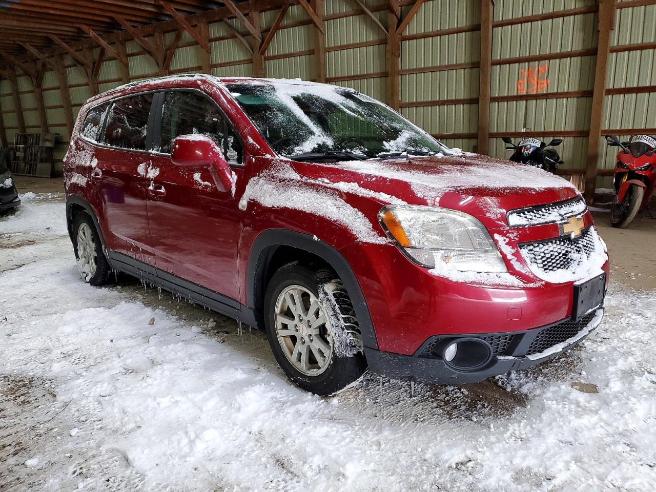 2012 Chevrolet Orlando Lt Red vin: KL77P2EM4CK521603