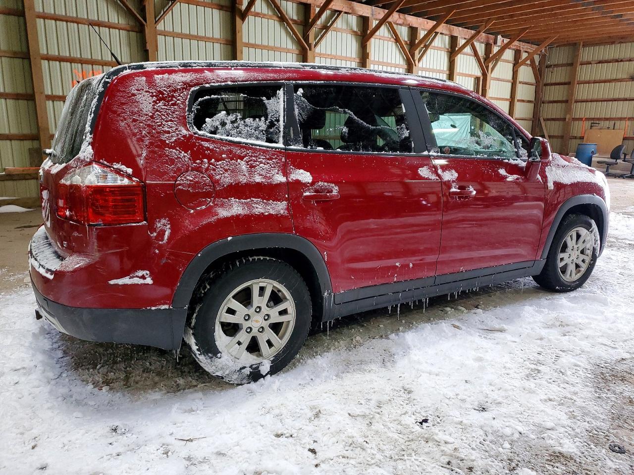 2012 Chevrolet Orlando Lt Red vin: KL77P2EM4CK521603