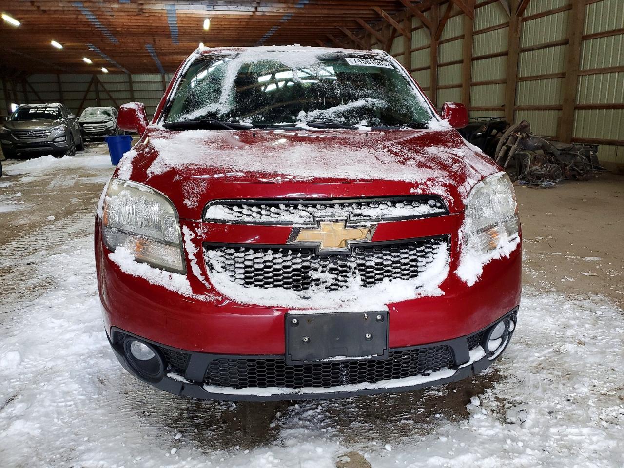2012 Chevrolet Orlando Lt Red vin: KL77P2EM4CK521603