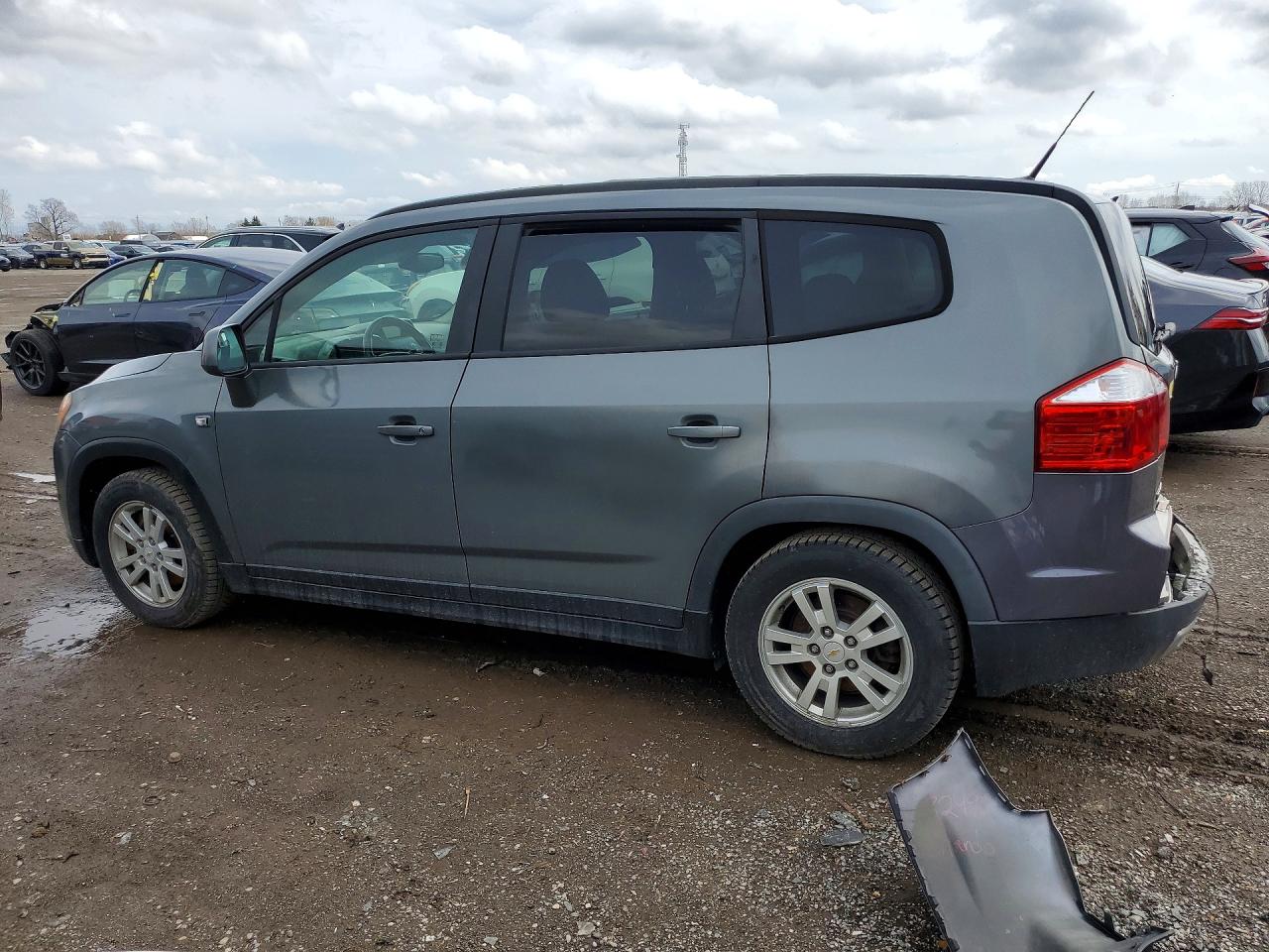 2012 Chevrolet Orlando Lt Gray vin: KL77P2EM4CK564340
