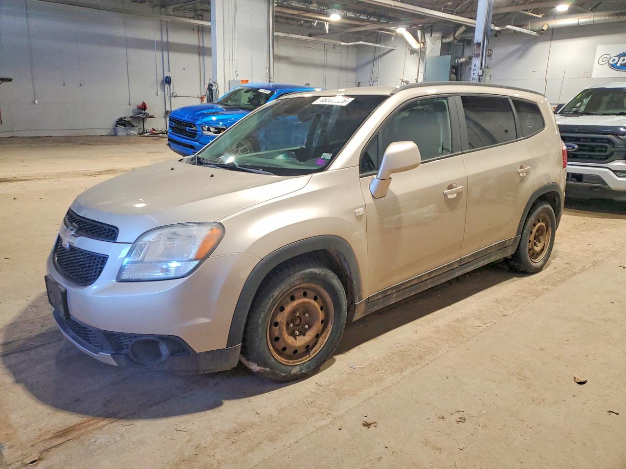 2012 Chevrolet Orlando Lt Beige vin: KL77P2EM5CK520959