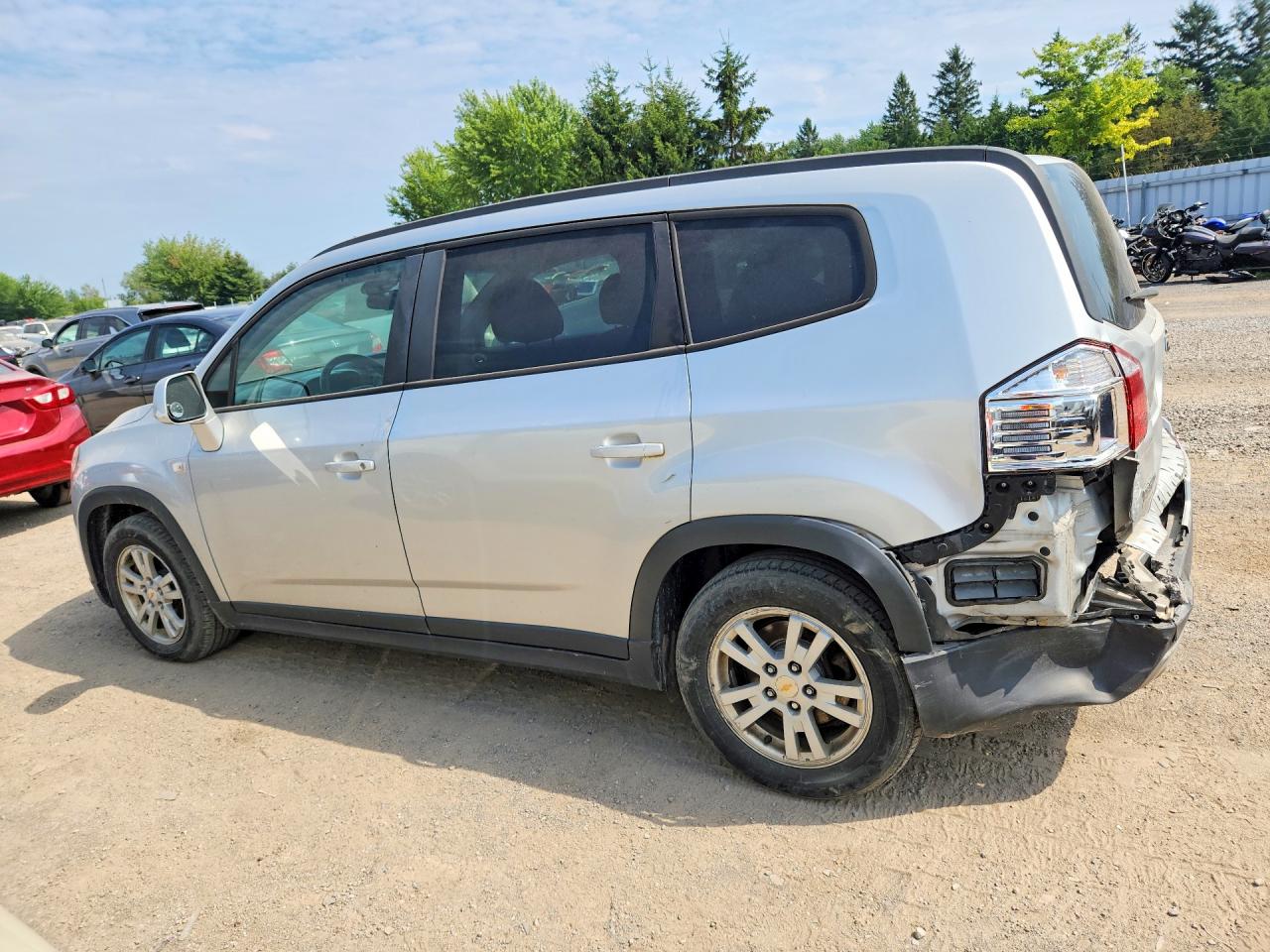2012 Chevrolet Orlando Lt Silver vin: KL77P2EM5CK522923