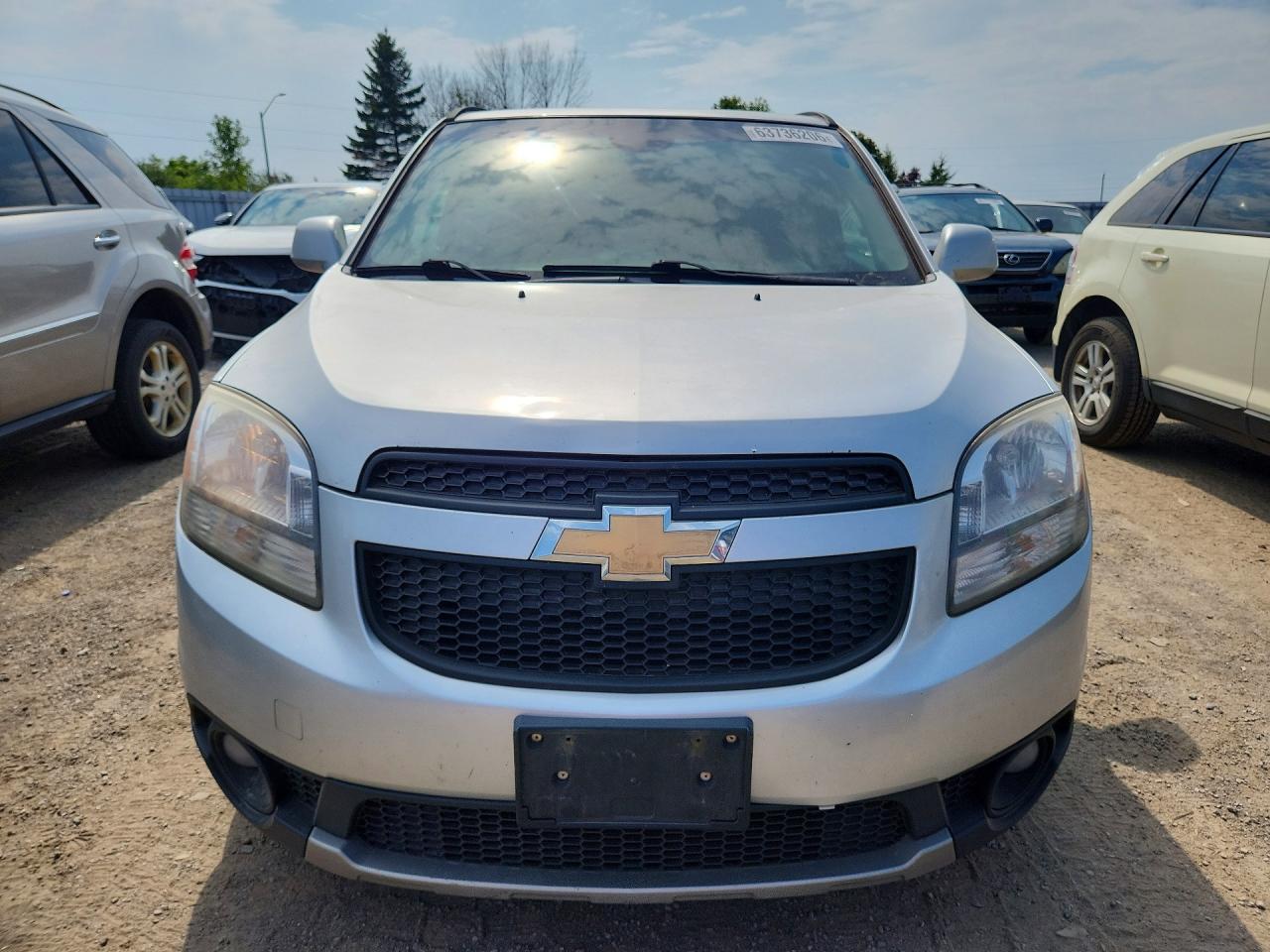 2012 Chevrolet Orlando Lt Silver vin: KL77P2EM5CK522923
