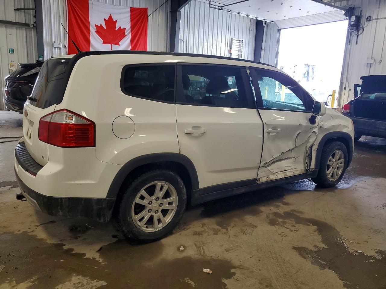 2012 Chevrolet Orlando Lt White vin: KL77P2EM6CK568194