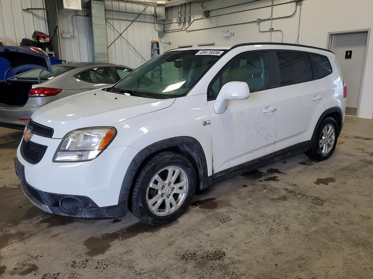 2012 Chevrolet Orlando Lt White vin: KL77P2EM6CK568194