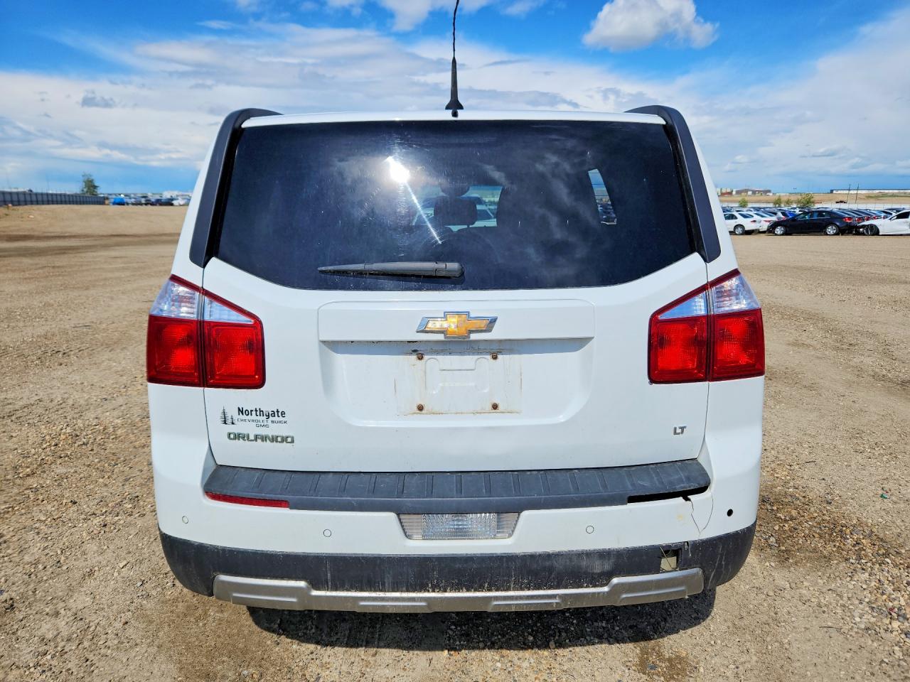 2012 Chevrolet Orlando Lt White vin: KL77P2EM6CK609973
