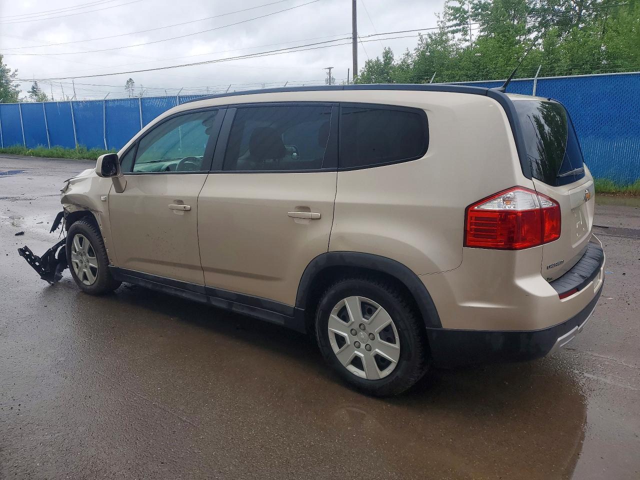 2012 Chevrolet Orlando Lt Tan vin: KL77P2EM8CK615399