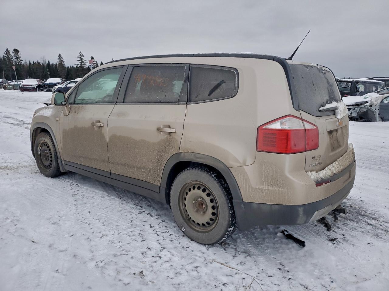 2012 Chevrolet Orlando Lt Beige vin: KL77P2EMXCK621396
