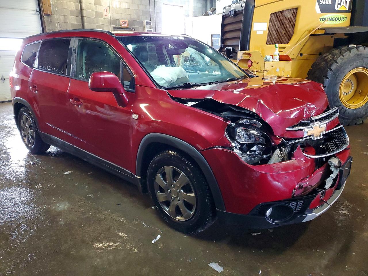 2013 Chevrolet Orlando Lt Burgundy vin: KL77P2ET2DK029547