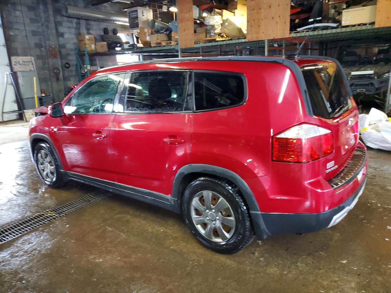 2013 Chevrolet Orlando Lt Burgundy vin: KL77P2ET2DK029547