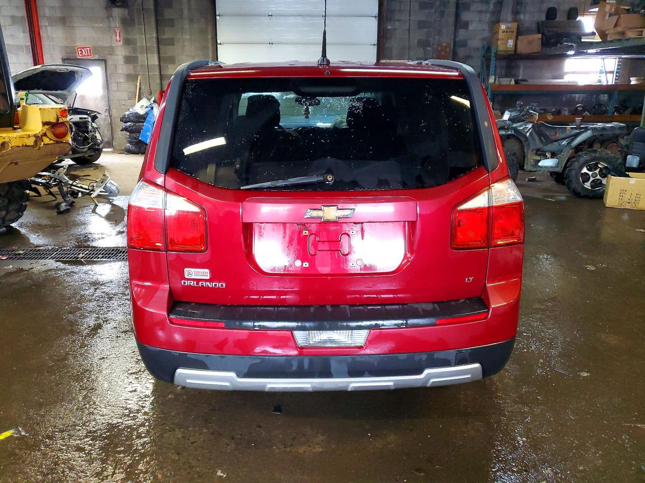 2013 Chevrolet Orlando Lt Burgundy vin: KL77P2ET2DK029547