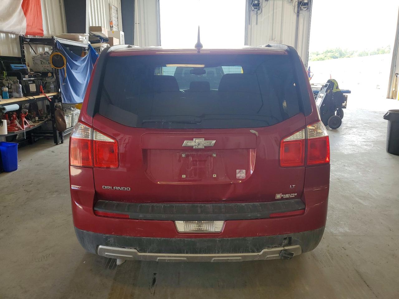 2013 Chevrolet Orlando Lt Red vin: KL77P2ET7DK158352
