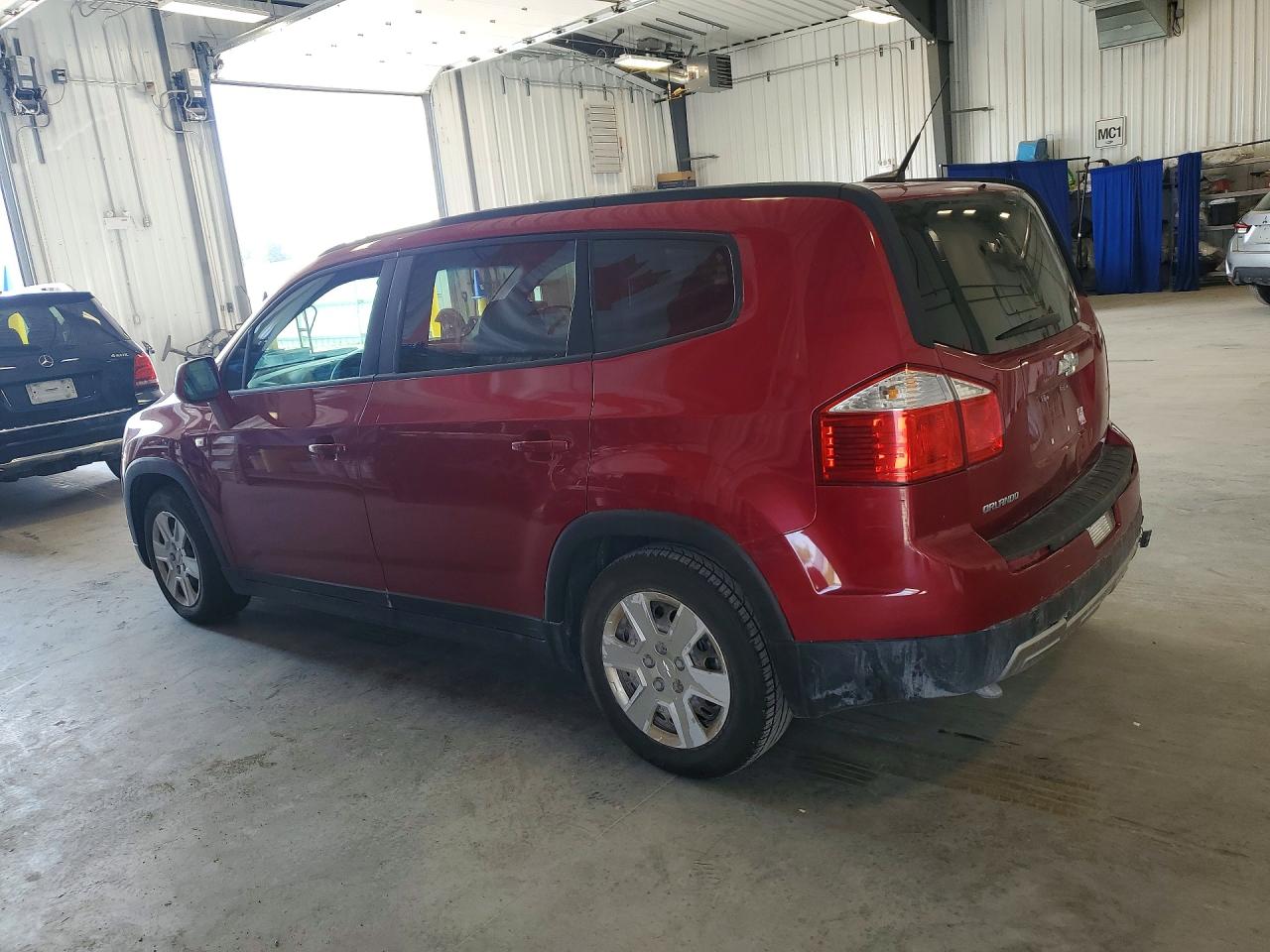 2013 Chevrolet Orlando Lt Red vin: KL77P2ET7DK158352