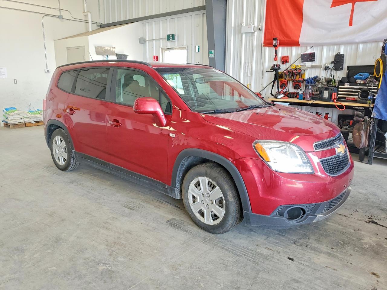 2013 Chevrolet Orlando Lt Red vin: KL77P2ET7DK158352
