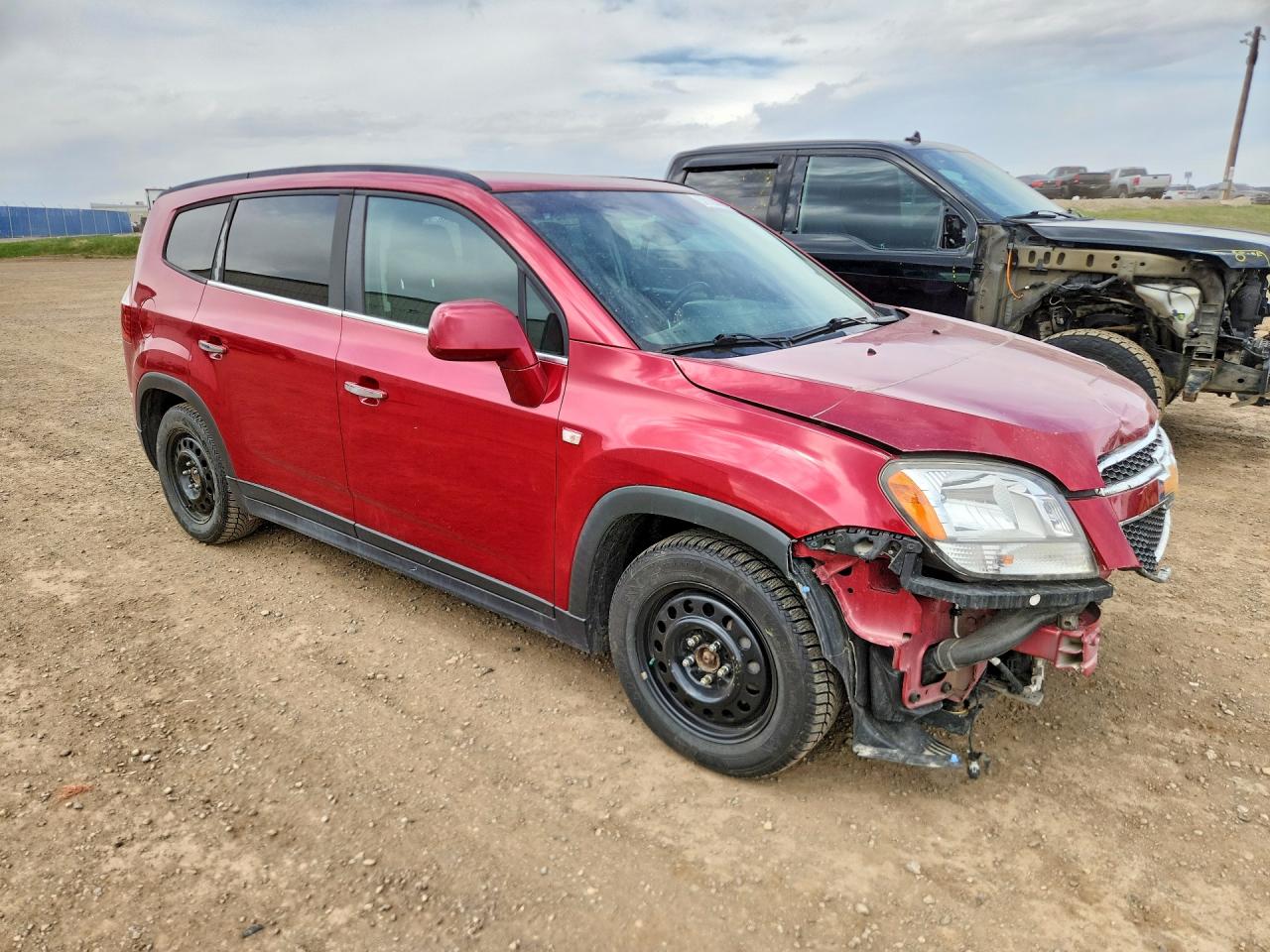 2012 Chevrolet Orlando Ltz Red vin: KL77P3EM0CK615841