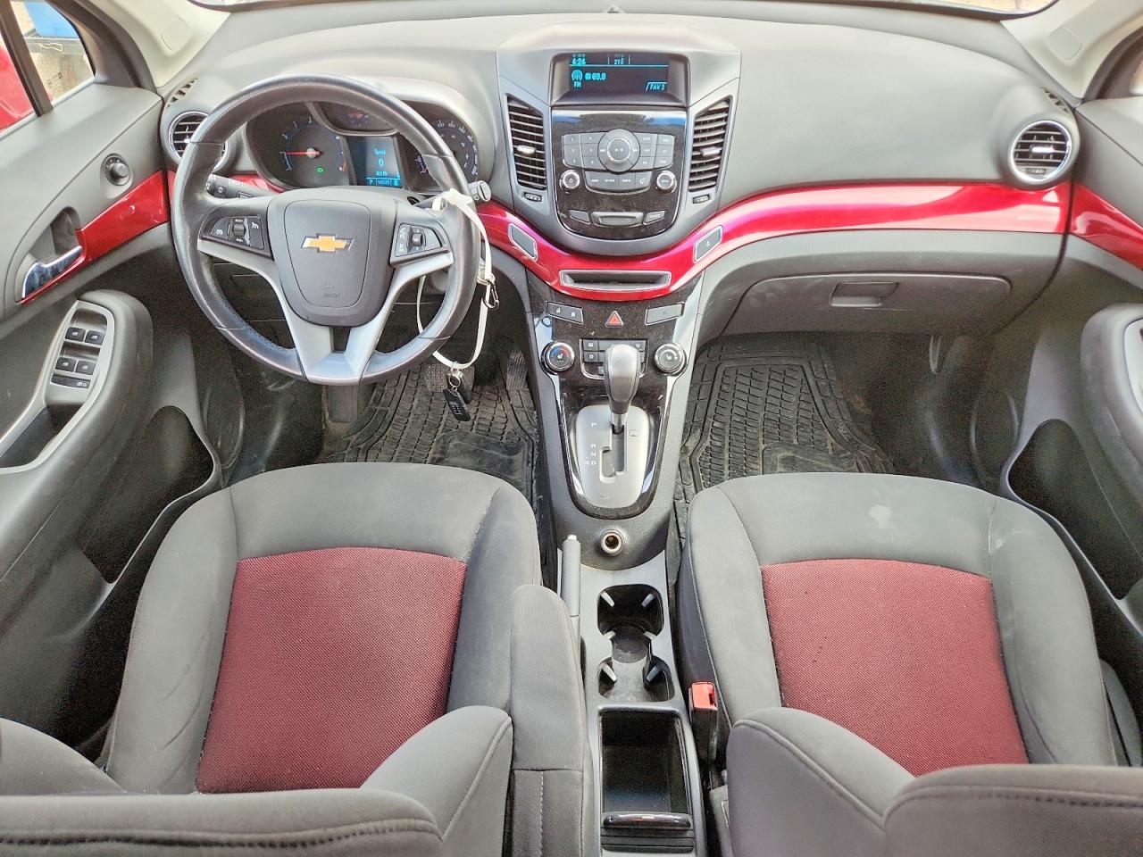 2012 Chevrolet Orlando Ltz Red vin: KL77P3EM0CK615841