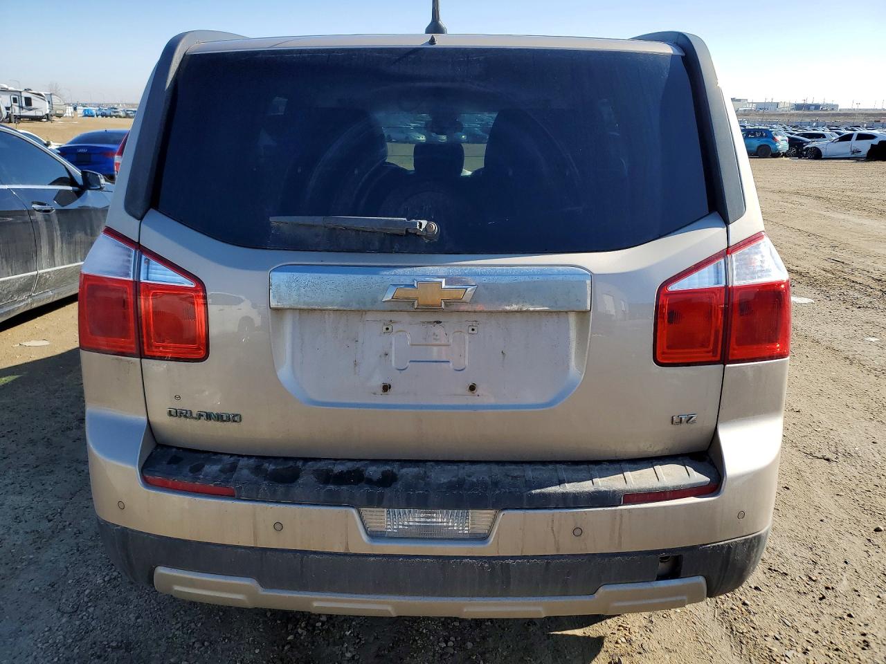 2012 Chevrolet Orlando Ltz Silver vin: KL77P3EM3CK659686