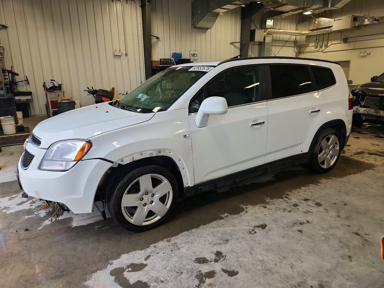 2012 Chevrolet Orlando Ltz White vin: KL77P3EM6CK573773