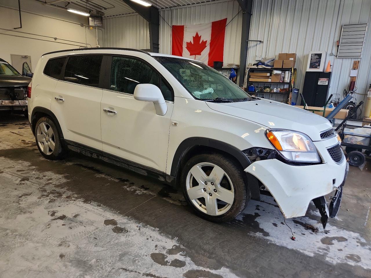 2012 Chevrolet Orlando Ltz White vin: KL77P3EM6CK573773