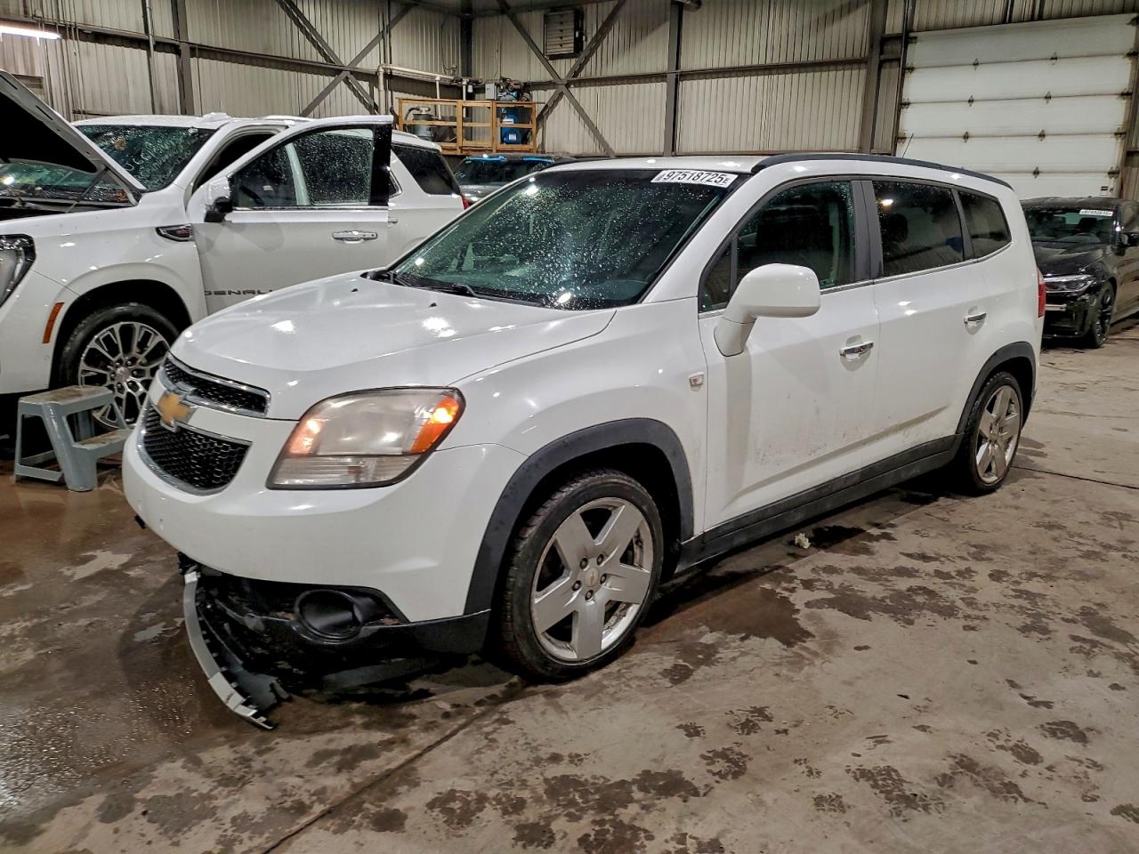 2012 Chevrolet Orlando Ltz White vin: KL77P3EM9CK620326