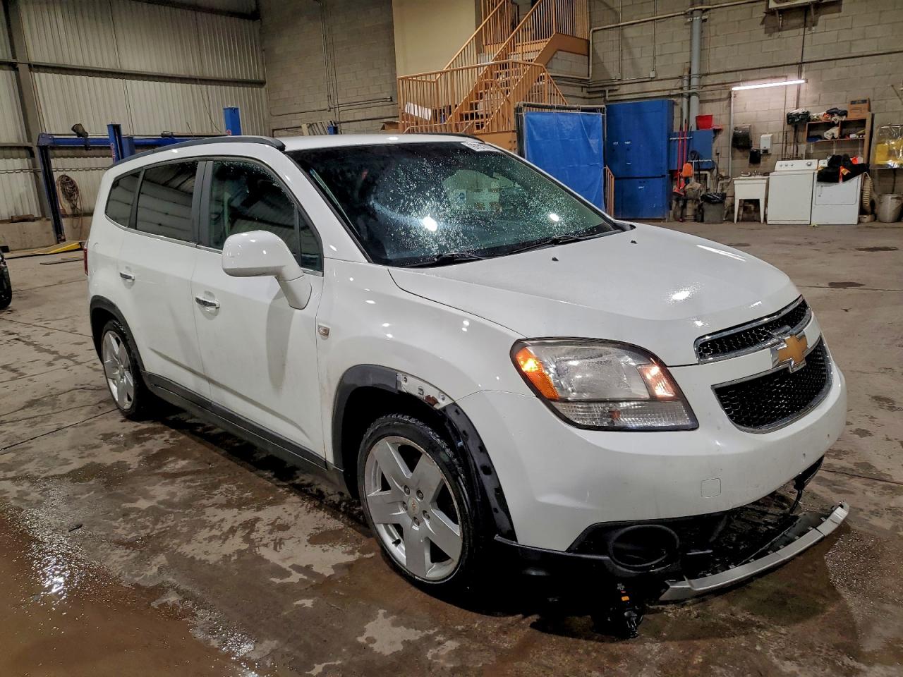 2012 Chevrolet Orlando Ltz White vin: KL77P3EM9CK620326