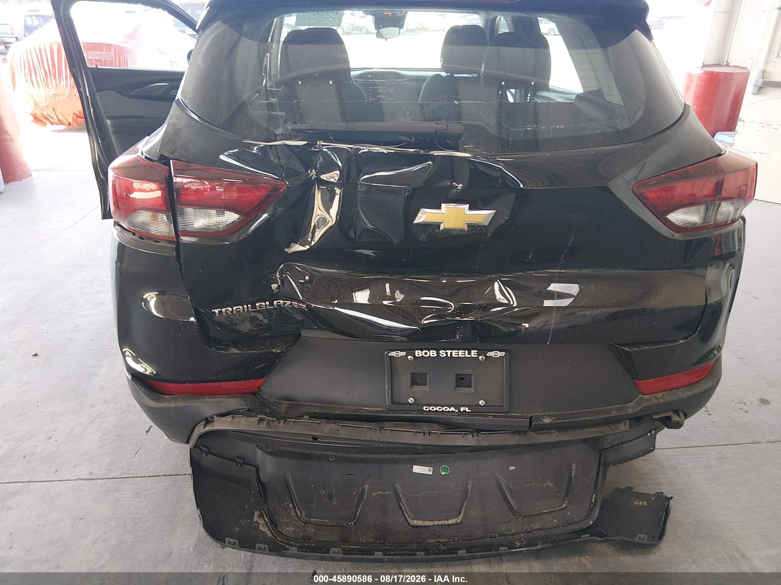 2023 Chevrolet Trailblazer Fwd Ls Черный vin: KL79MMS20PB217772