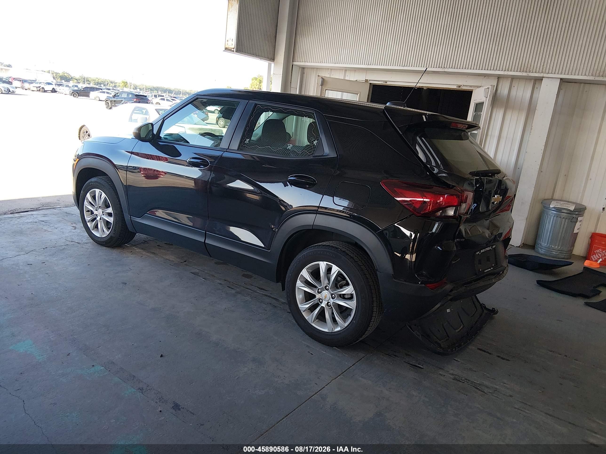 2023 Chevrolet Trailblazer Fwd Ls Черный vin: KL79MMS20PB217772
