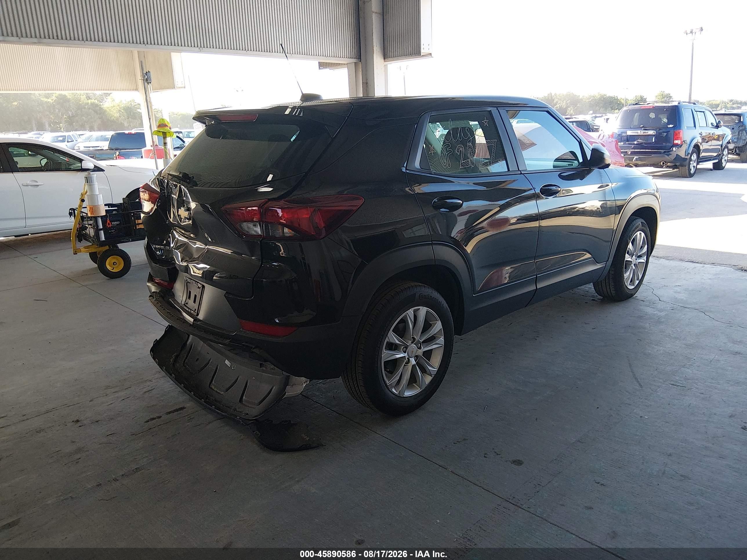 2023 Chevrolet Trailblazer Fwd Ls Черный vin: KL79MMS20PB217772