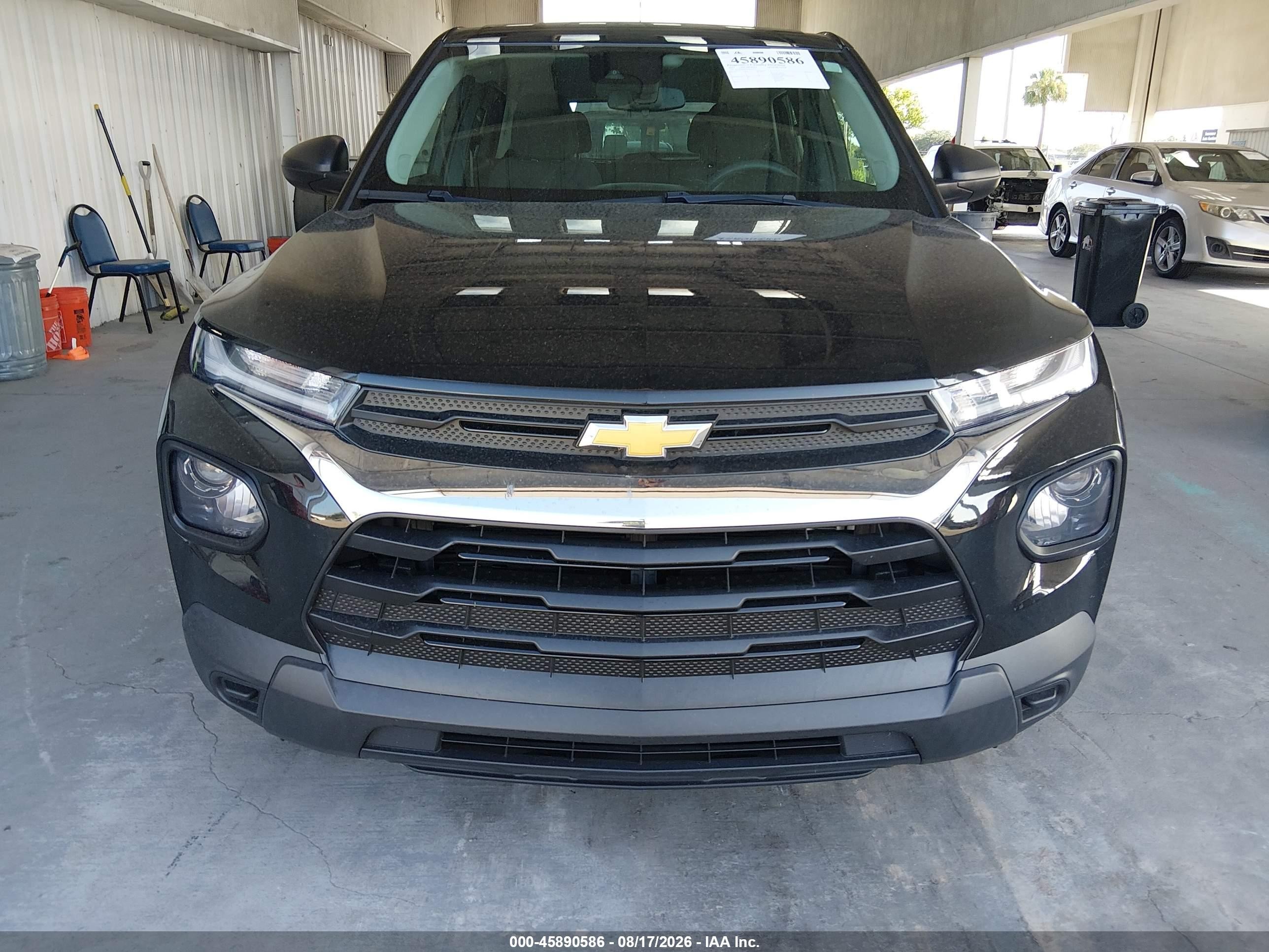 2023 Chevrolet Trailblazer Fwd Ls Черный vin: KL79MMS20PB217772