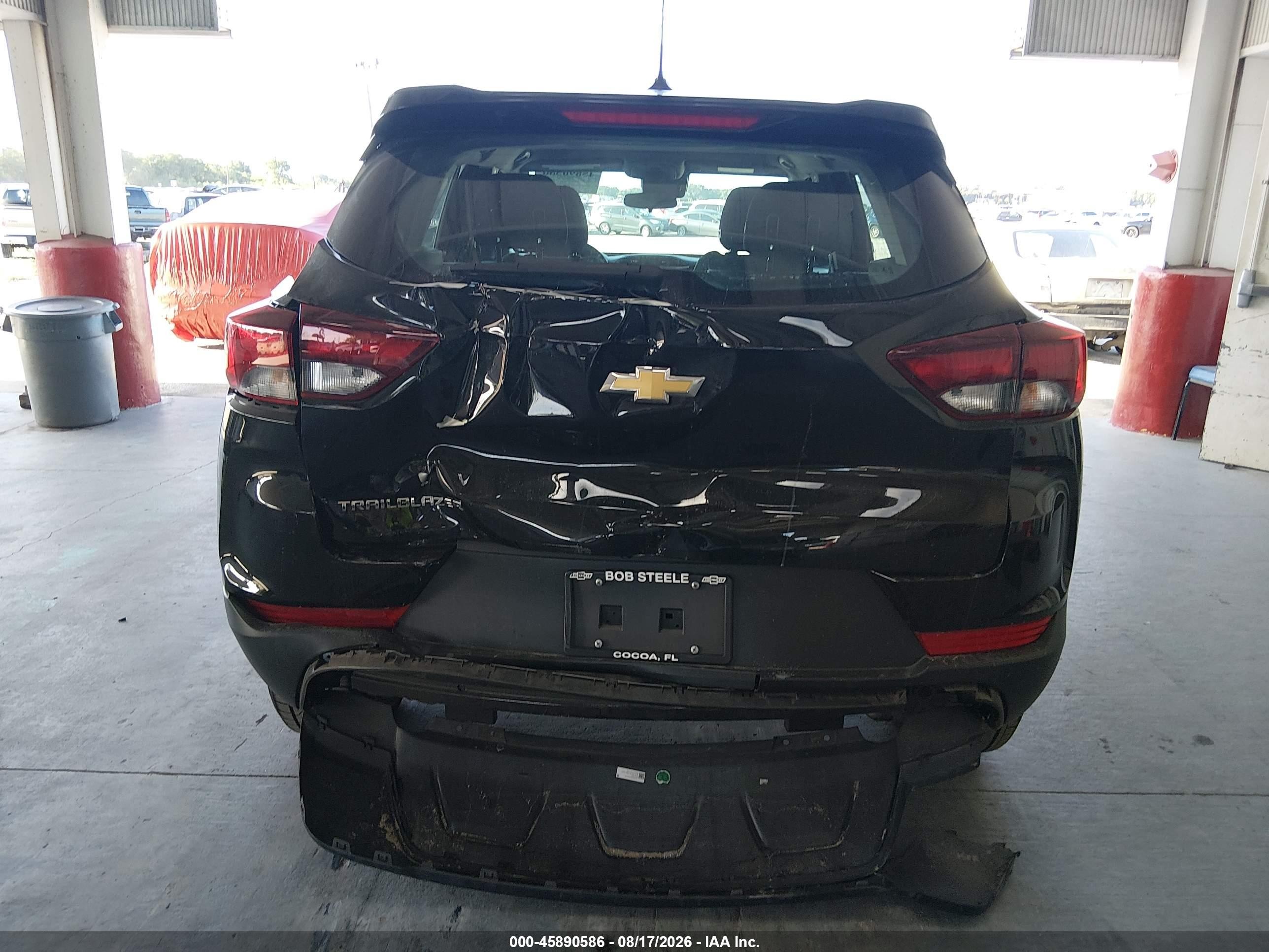 2023 Chevrolet Trailblazer Fwd Ls Черный vin: KL79MMS20PB217772