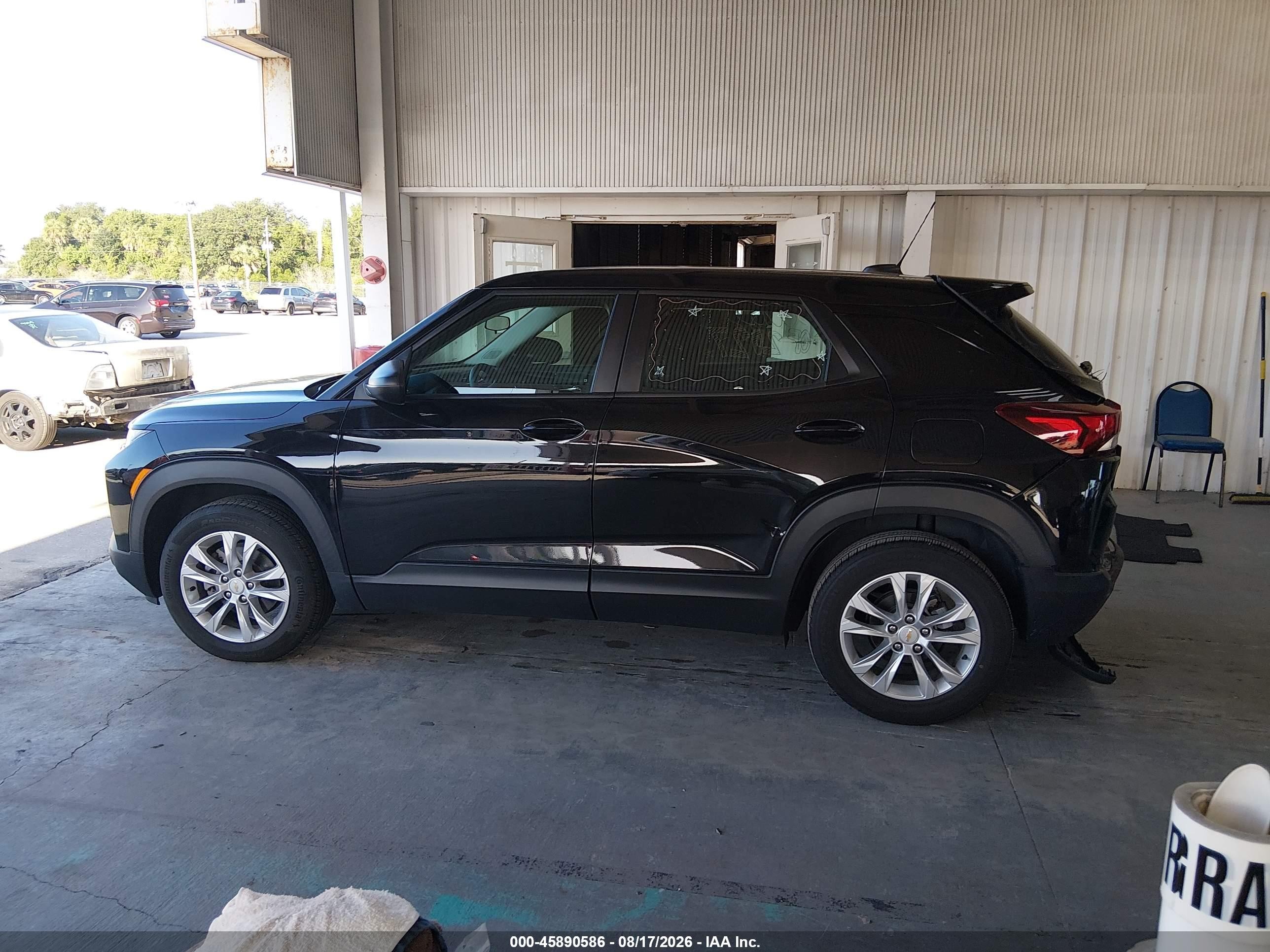 2023 Chevrolet Trailblazer Fwd Ls Черный vin: KL79MMS20PB217772